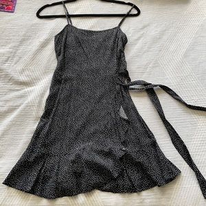 Express Faux Wrap Dress